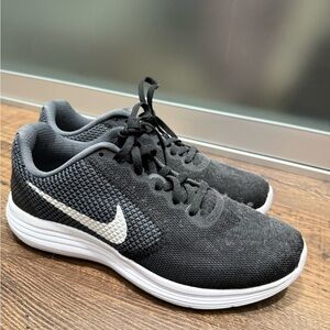 Nike Gray and Black Sneakers